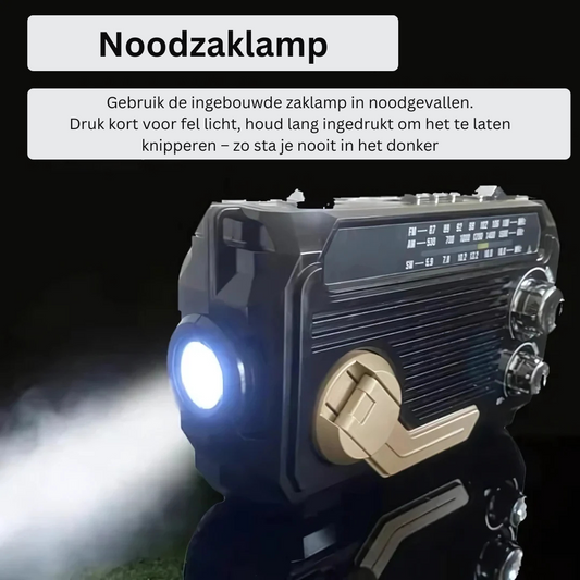 LightGuard Noodlamp - Jouw betrouwbare lichtbron en radio in geval van nood